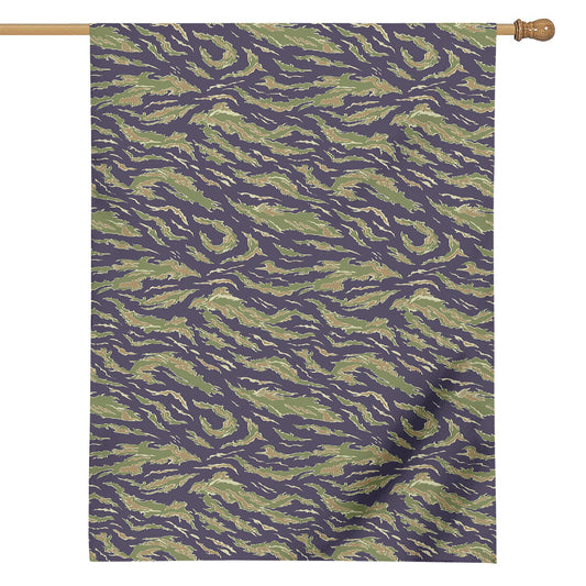 Military Tiger Stripe Camouflage Print House Flag