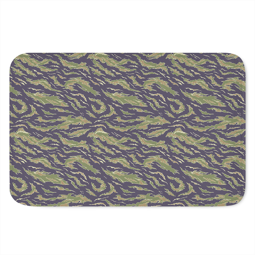 Military Tiger Stripe Camouflage Print Indoor Door Mat