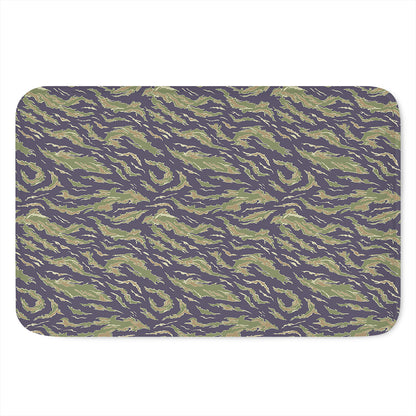 Military Tiger Stripe Camouflage Print Indoor Door Mat