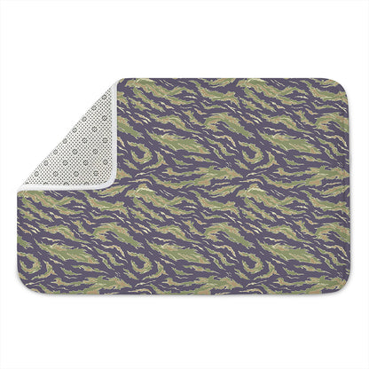 Military Tiger Stripe Camouflage Print Indoor Door Mat