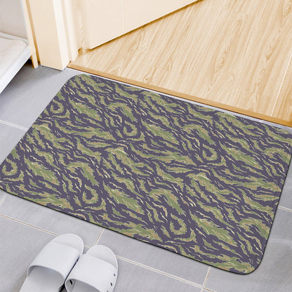 Military Tiger Stripe Camouflage Print Indoor Door Mat