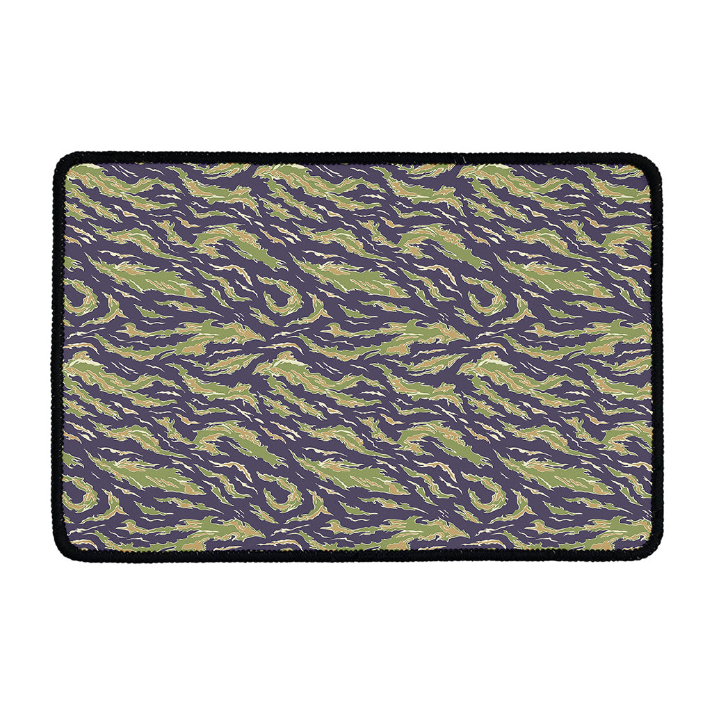 Military Tiger Stripe Camouflage Print Kitchen Mat