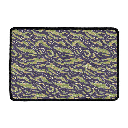 Military Tiger Stripe Camouflage Print Kitchen Mat