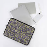 Military Tiger Stripe Camouflage Print Laptop Sleeve