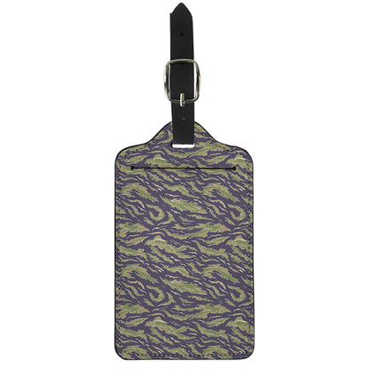 Military Tiger Stripe Camouflage Print Luggage Tag