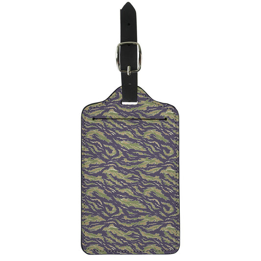Military Tiger Stripe Camouflage Print Luggage Tag