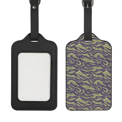 Military Tiger Stripe Camouflage Print Luggage Tag