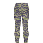Military Tiger Stripe Camouflage Print Men's leggings