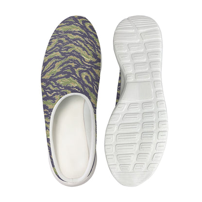 Military Tiger Stripe Camouflage Print Mesh Casual Shoes