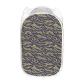 Military Tiger Stripe Camouflage Print Mesh Laundry Hamper