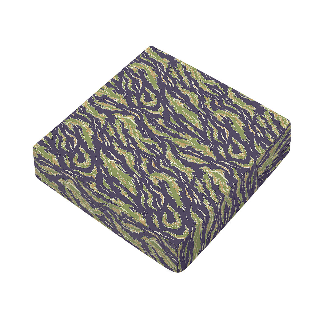 Military Tiger Stripe Camouflage Print Outdoor Seat Cushion Cover