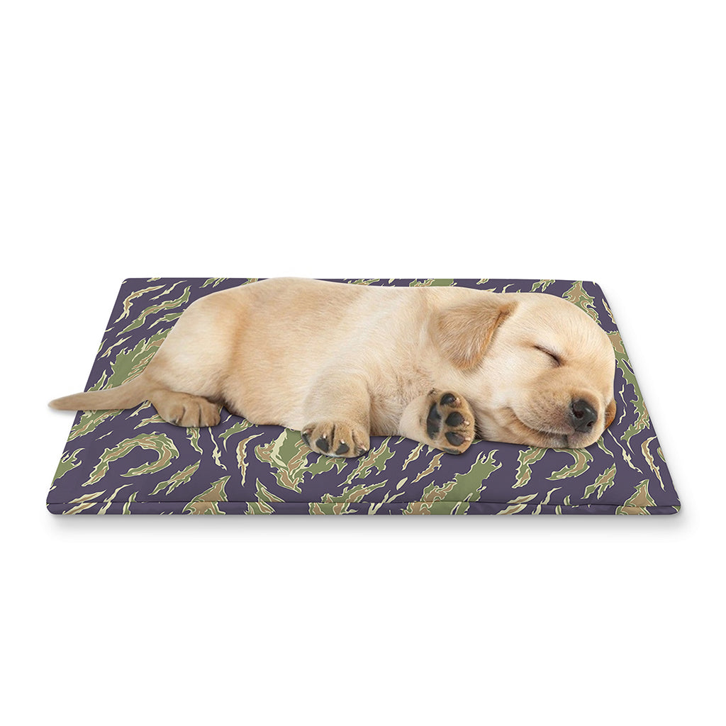 Military Tiger Stripe Camouflage Print Pet Cooling Mat Cover