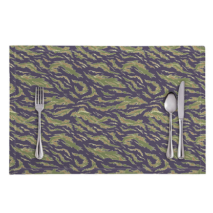 Military Tiger Stripe Camouflage Print Placemat