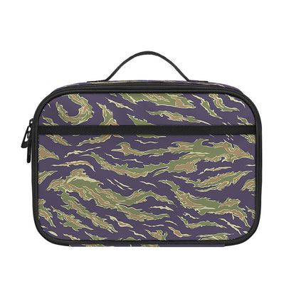 Military Tiger Stripe Camouflage Print Portable Lunch Bag