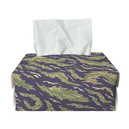 Military Tiger Stripe Camouflage Print Rectangle Tissue Box Cover