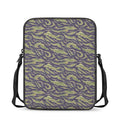 Military Tiger Stripe Camouflage Print Rectangular Crossbody Bag