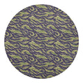 Military Tiger Stripe Camouflage Print Round Blanket