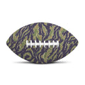 Military Tiger Stripe Camouflage Print Rugby Ball