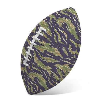 Military Tiger Stripe Camouflage Print Rugby Ball