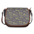 Military Tiger Stripe Camouflage Print Saddle Bag