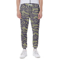Military Tiger Stripe Camouflage Print Joggers