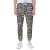 Military Tiger Stripe Camouflage Print Scuba Joggers