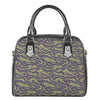 Military Tiger Stripe Camouflage Print Shoulder Handbag