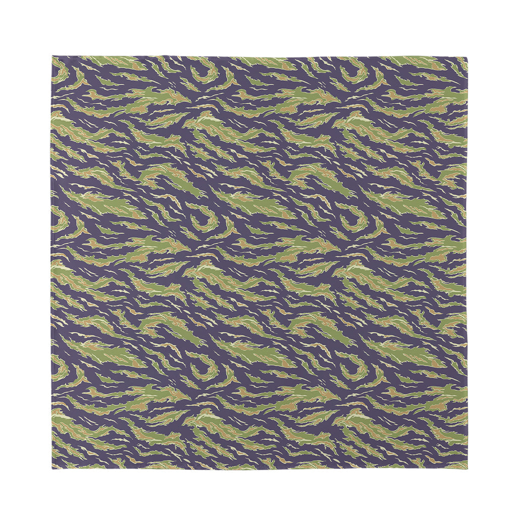 Military Tiger Stripe Camouflage Print Silk Bandana