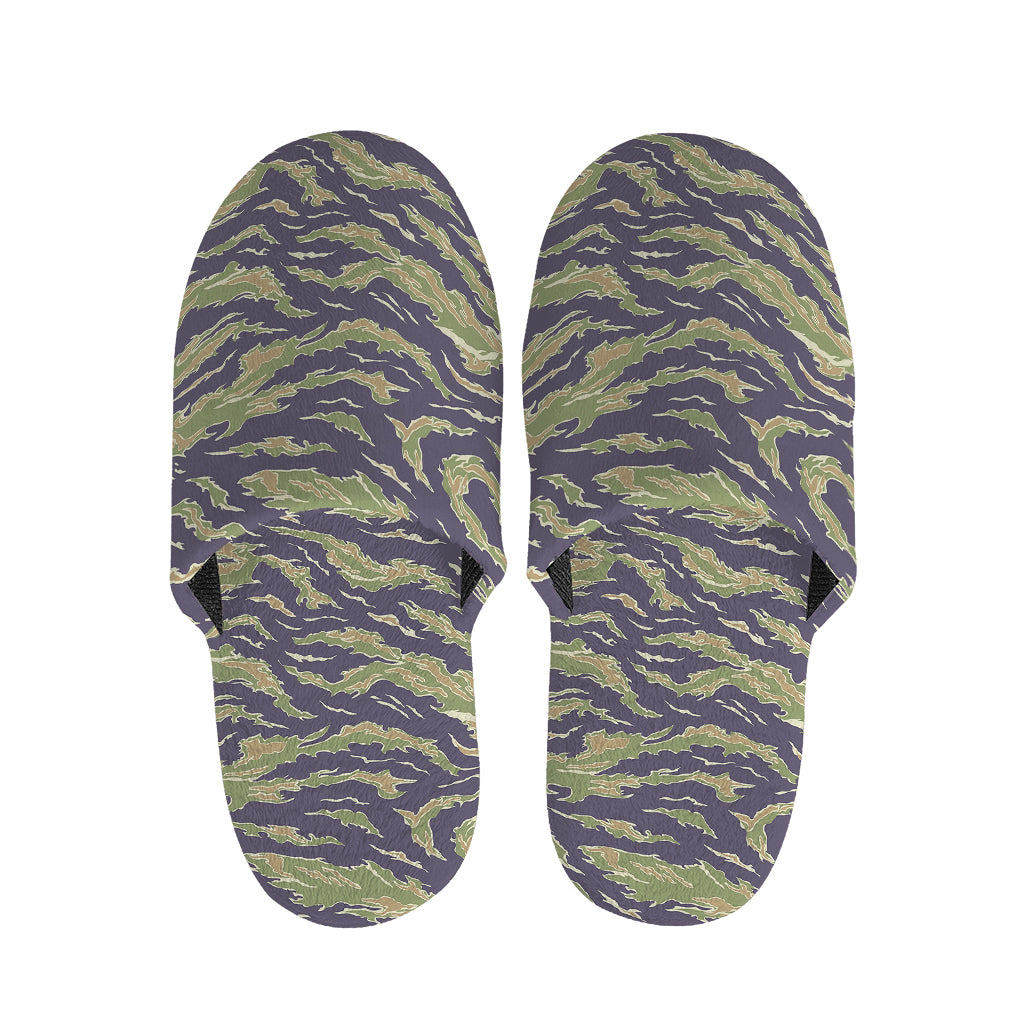 Military Tiger Stripe Camouflage Print Slippers