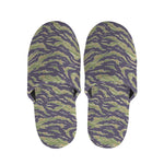 Military Tiger Stripe Camouflage Print Slippers