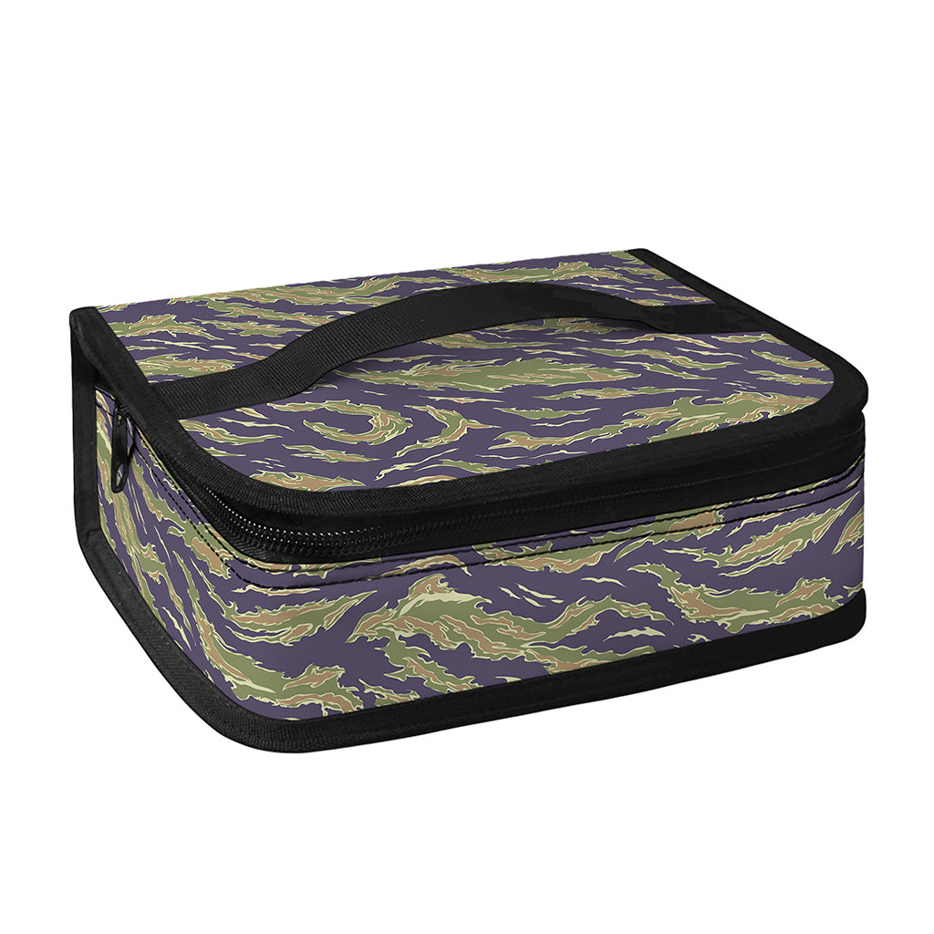 Military Tiger Stripe Camouflage Print Small Lunch Bag
