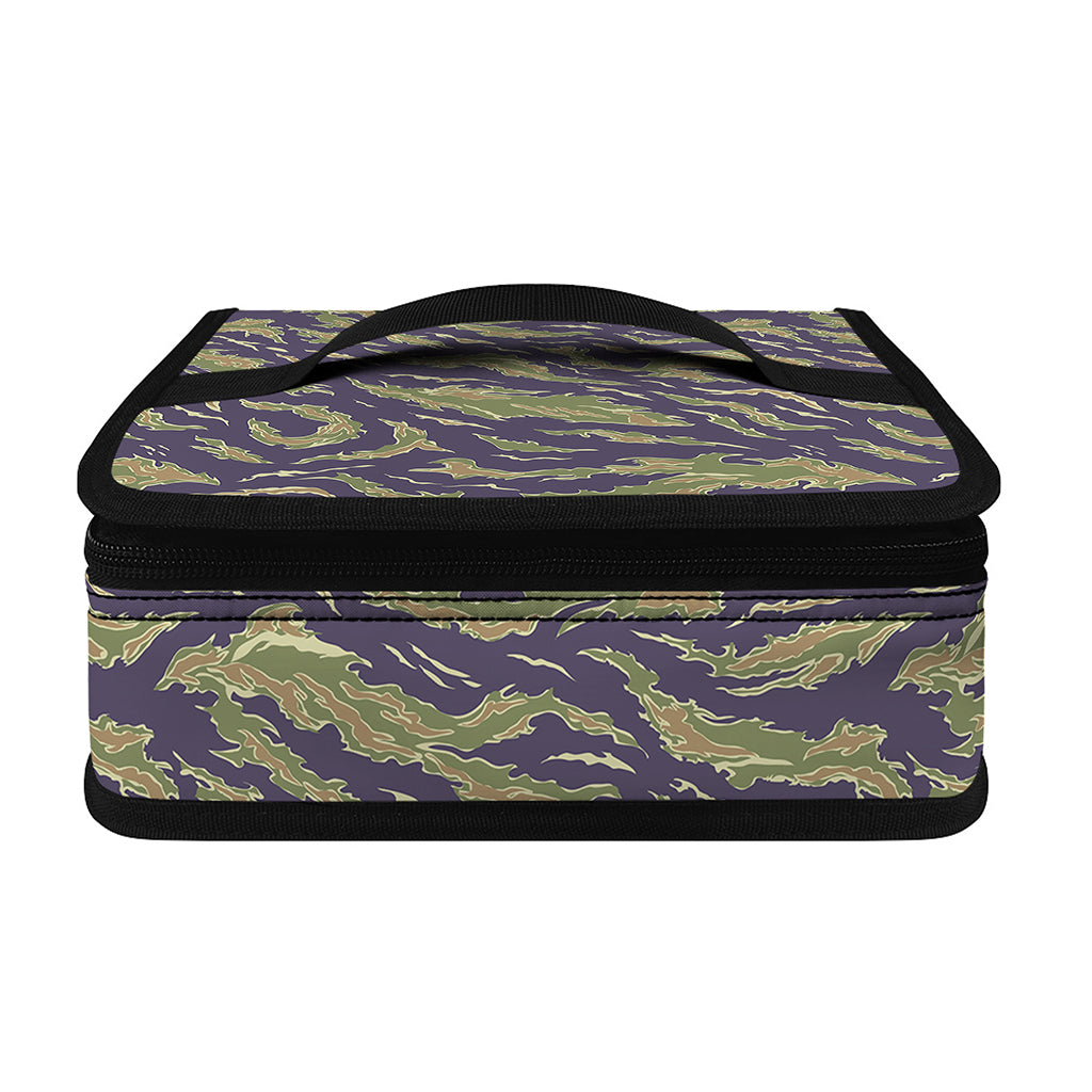 Military Tiger Stripe Camouflage Print Small Lunch Bag