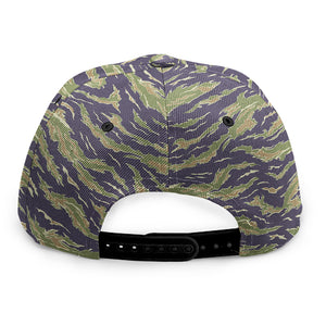 Military Tiger Stripe Camouflage Print Snapback Cap