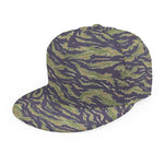 Military Tiger Stripe Camouflage Print Snapback Cap