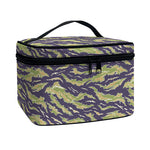 Military Tiger Stripe Camouflage Print Travel Makeup Bag