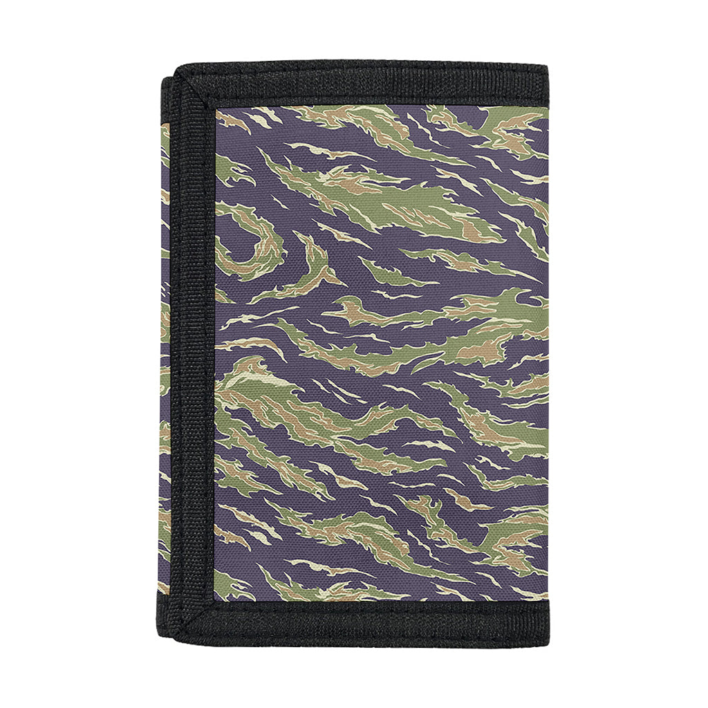 Military Tiger Stripe Camouflage Print Trifold Wallet