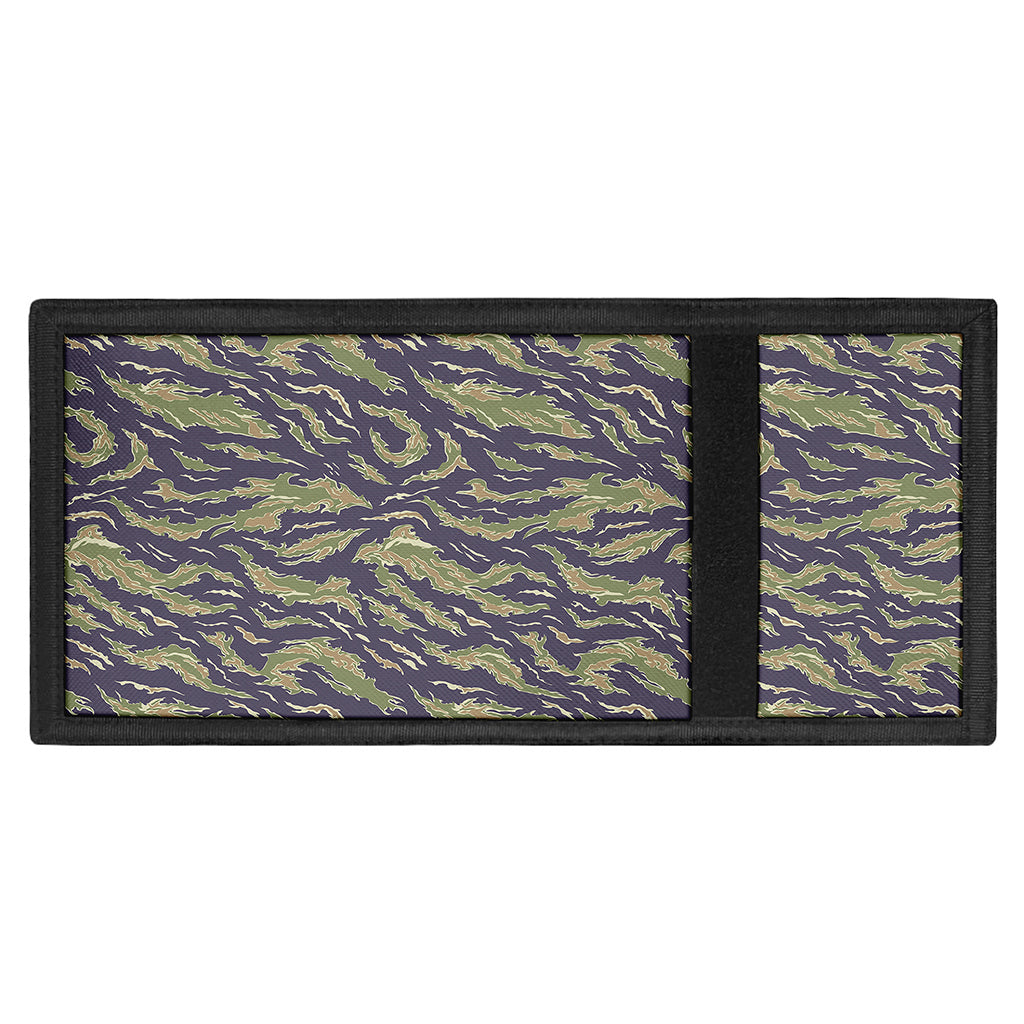 Military Tiger Stripe Camouflage Print Trifold Wallet