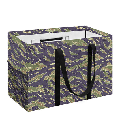 Military Tiger Stripe Camouflage Print Utility Tote Bag