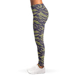 Military Tiger Stripe Camouflage Print Women's Leggings
