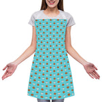 Milk And Cookies Pattern Print Adjustable Apron