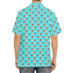 Milk And Cookies Pattern Print Aloha Shirt