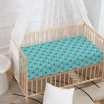 Milk And Cookies Pattern Print Baby Crib Sheet