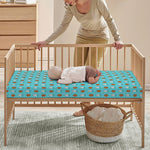 Milk And Cookies Pattern Print Baby Crib Sheet