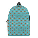 Milk And Cookies Pattern Print Backpack
