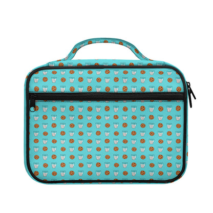 Milk And Cookies Pattern Print Briefcase Bible Bag