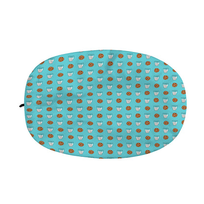 Milk And Cookies Pattern Print Car Side Mirror Covers
