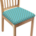 Milk And Cookies Pattern Print Chair Cushion Cover