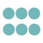 Milk And Cookies Pattern Print Coaster Set