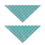 Milk And Cookies Pattern Print Dog Bandana