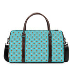 Milk And Cookies Pattern Print Duffle Bag